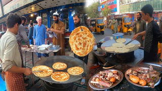Завтрак в Кабуле, Афганистан. Традиционная уличная еда