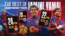 Las 10 MEJORES puntuaciones de LAMINE YAMAL en LALIGA FANTASY