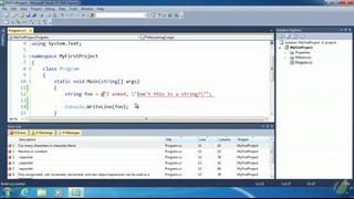 NET Framework C# основы ООП урок №5 (на англ. Языке)