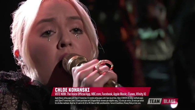 The Voice 2017 Chloe Kohanski – Top 11: "Total Eclipse of the Heart"