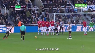 (HD) Ньюкасл – Манчестер Юнайтед | Английская Премьер-Лига 2017/18 | 27-й тур