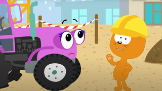 10 тракторов и Дыр-дыр Трактор – Котёнок Котэ 3D – Песенки для детей