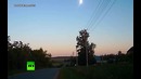 Кадры с видеорегистратора: огненный шар в небе над Ельцом