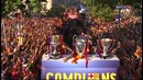 FC Barcelona. Парад в Барселоне