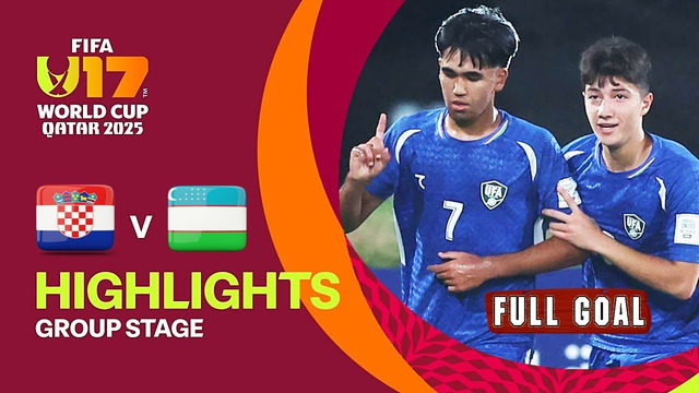 Узбекистан – Хорватия | Чемпионат Мира U17 2025 Qatar | 1/16 Финала | Обзор матча