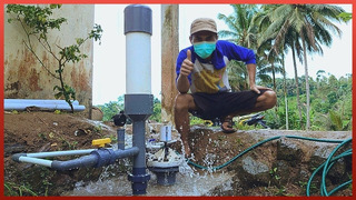Man Builds Non-Electrical High Pressure DIY Water Pump that Shoots Water 100 Meters! | by @Ytcrop