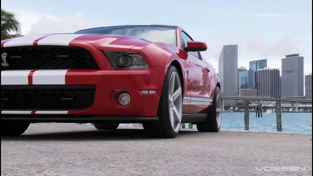 Vossen Ford Mustang Shelby GT500 on 20 quot VVS CV3 Concave Wheels Rims (HD)