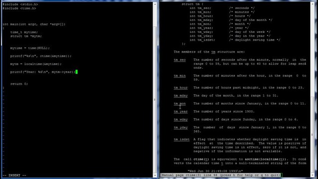 C Programming in Linux Tutorial #044 – Time Functions