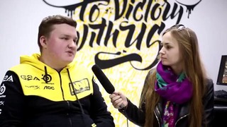 Interview with Flamie @ Na`Vi bootcamp before Gfinity