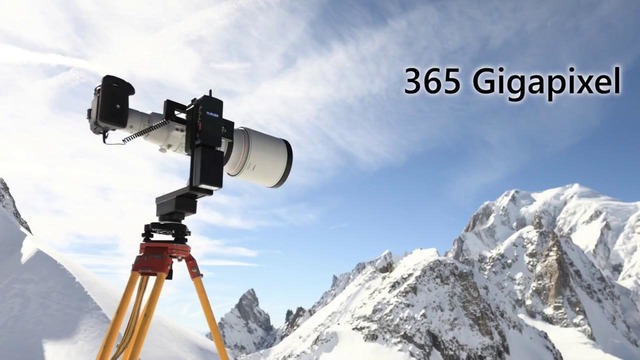 Biggest panorama ever – Mont Blanc @365 Gigapixel