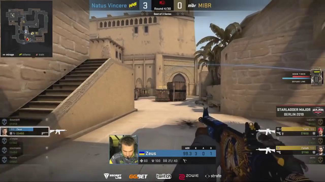 StarLadder Major 2019: Na’Vi vs MIBR (Game 1) CS:GO