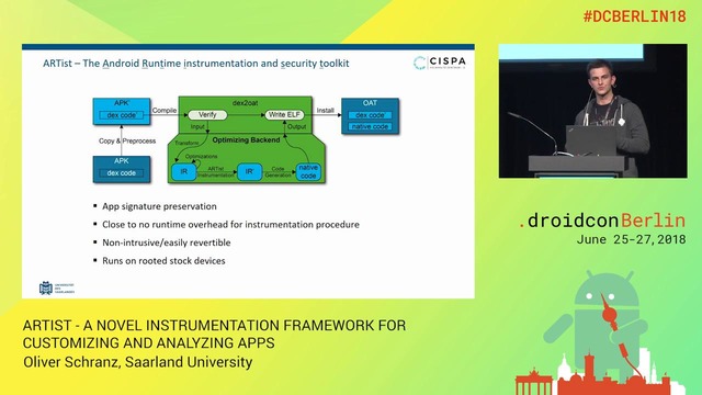 DCBerlin18 405 Schranz ARTist A Novel Instrumentation Framework for Customizing