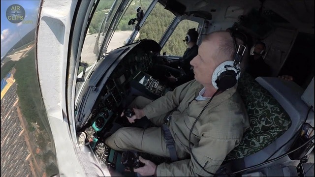 Высший пилотаж на величайшем вертолёте в мире Ми-26