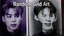 Drawing BTS With Random Grids