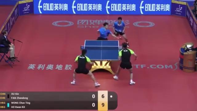 2016 China Open Highlights- Xu Xin-Fan Zhendong vs Wong Chun Ting-Ho Kwan Kit (1-2)
