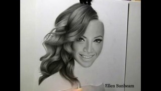 Beyonce – draw by Ellen Sunbeam