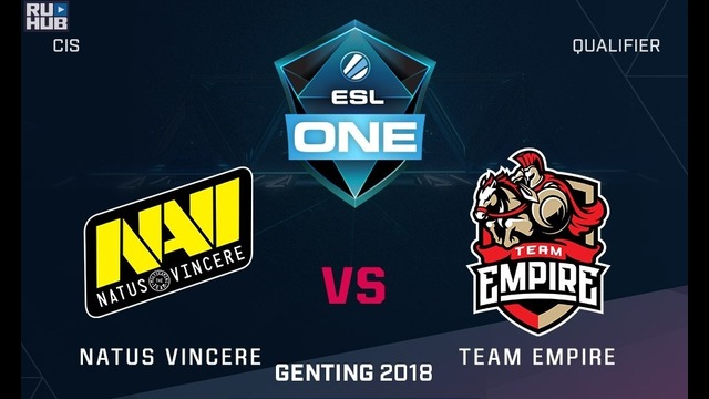 ESL One Genting 2018 – Natus Vincere vs Team Empire (Game 3, Grand-Final, CIS Quals)
