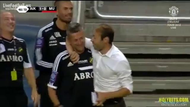 AIK Vs Manchester United 1-1 All Highlights And Goals