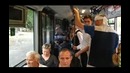 Водитель автобуса №95 разговаривает по телефону в пути. 30.05.2019