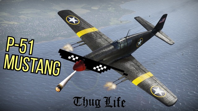 War Thunder – P-51 Mustang Thug Life