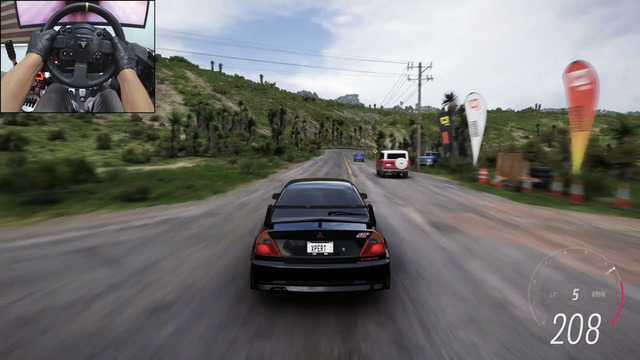 Tuned Mitsubishi Lancer Evo VI – Forza Horizon 5 | Thrustmaster TX