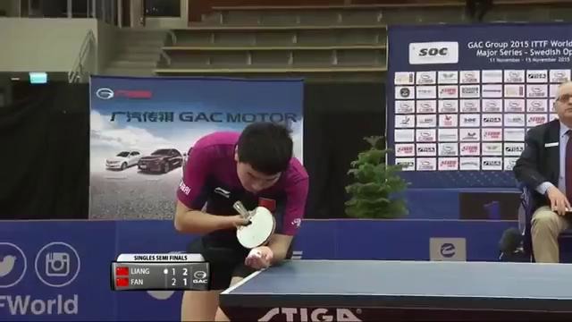 Swedish Open 2015 Highlights- LIANG Jingkun vs FAN Zhendong (1-2)