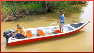 Man Turns Massive Water Tank into Amazing Boat | Start to Finish by @MustaqimMuhammadHatta