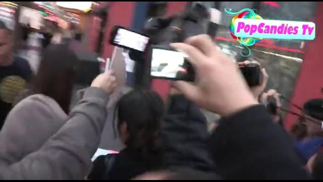 Selena Gomez Greets Fans at Henry Fonda Theatre