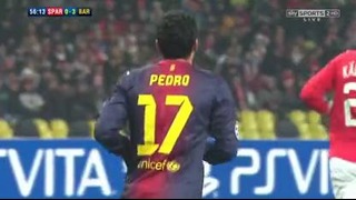 Spartak Moscow 0-3 FC Barcelona UCL 20/11/2012