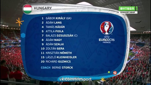 Австрия – Венгрия | Чемпионат Европы 2016 | Групповой турнир | Обзор матча