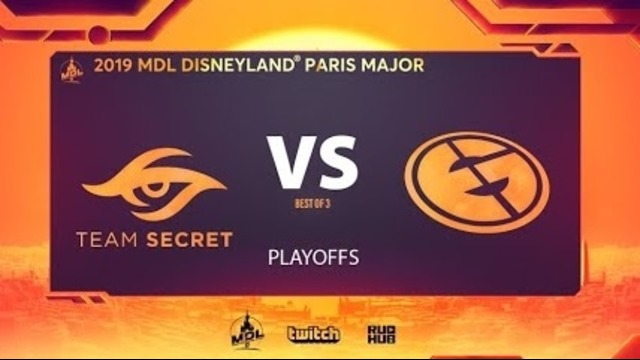 MDL Disneyland ® Paris Major – Team Secret vs Evil Geniuses (Play-off, Game 2)