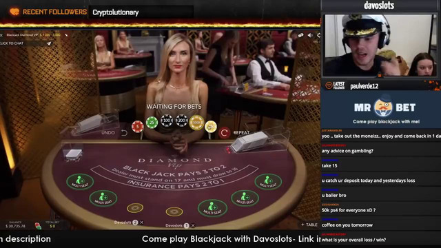 15,000 BlackJack Bets
