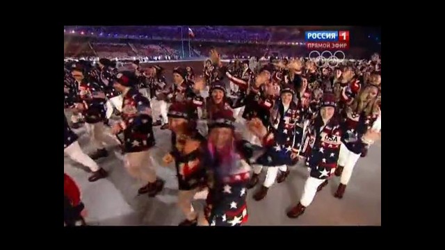 СОЧИ 2014 Выход Узбекистана