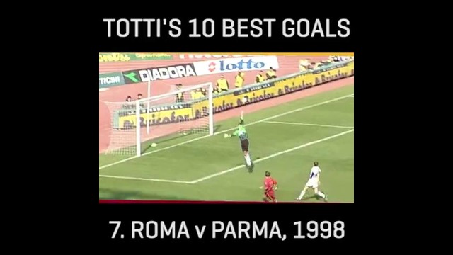 10 лучших голов Тотти