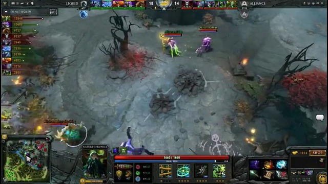 DOTA2: Manila Major: Team Liquid vs Alliance (Group C, Game 2)