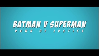 Batman vs Superman: Dawn of Justice (Retro style)