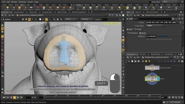 Houdini – Component Selection