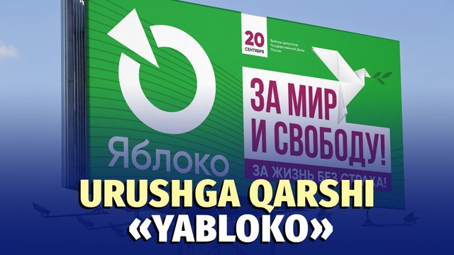 Rossiyada tinchlikni shior qilgan partiya saylovga qo‘yilmadi