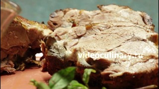 Свиная шея, запечённая в духовке от http://videoculinary.ru Бабушка Эмма