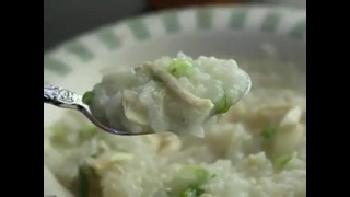 Korean Food: Chicken Porridge (닭 죽)