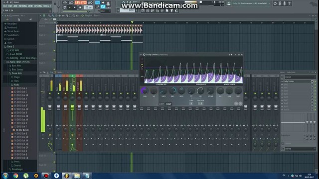 Как сделать Сайдчейн компрессию Kick и Bass? В Fl studio 12