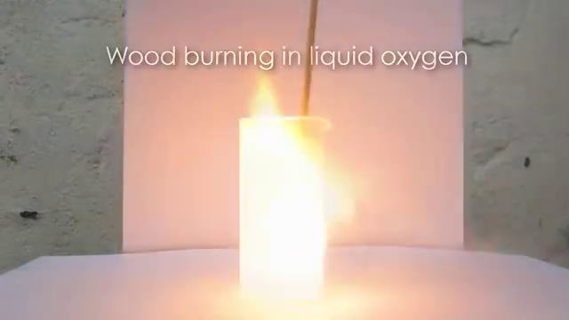 Эксперименты с жидким кислородом