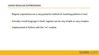 43 Phython Regular Expressions Using the re module