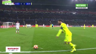 (HD) Лион – Барселона | Лига Чемпионов 2018/19 | 1/8 финала | Первый матч