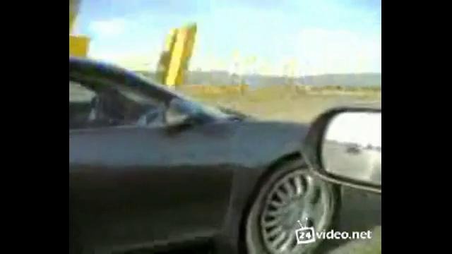 Парень хотел погоняться с Bugatti Veyron:-)