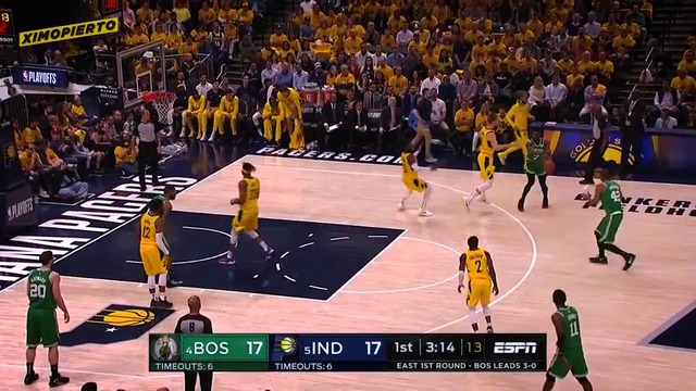 NBA 2019 Playoffs. Boston Celtics vs Indiana Pacers – Game 4 – April 21,2019