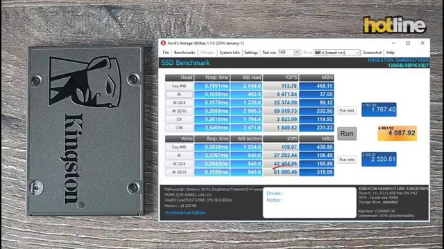 Kingston A400 120 ГБ — системный ускоритель