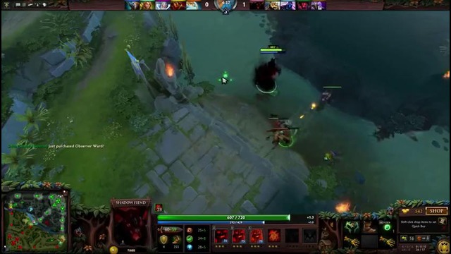 NaVi.Dendi plays Shadow Fiend + commentary