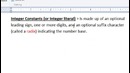 Assembly Language Programming Tutorial – 2 – Integer Constants