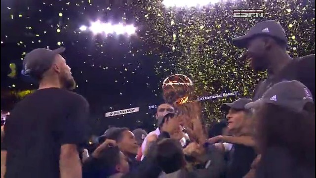 2017 NBA Championship Celebration From Golden State Warriors